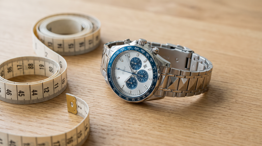 DIFFRNT Chronometer watch with a measuring tape