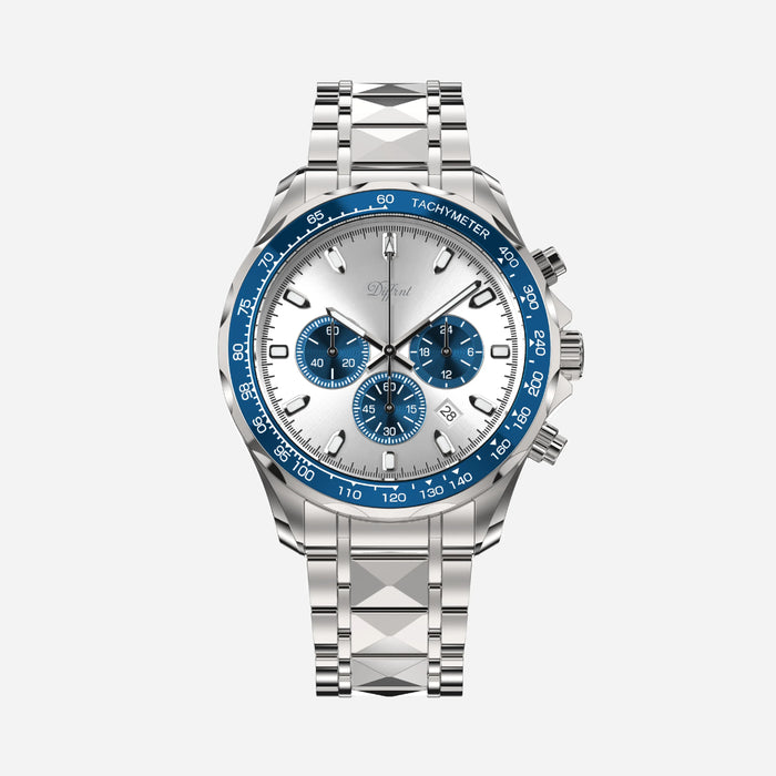 DIFFRNT Chronometer – Silver Ice (silver and white)
