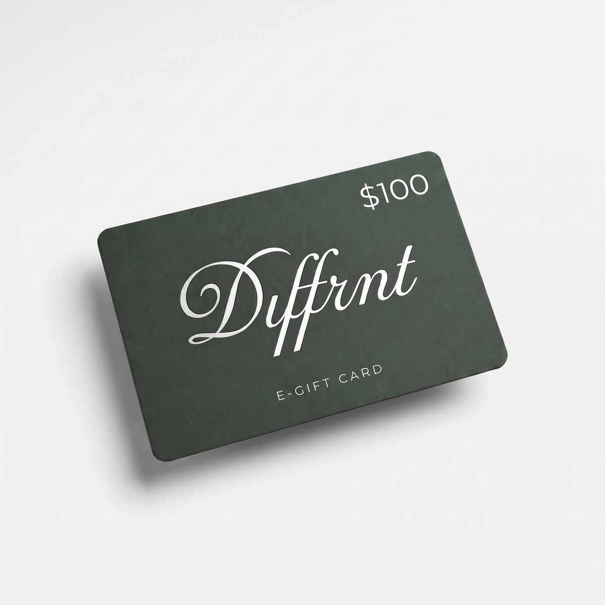 DIFFRNT E-Gift Card $100