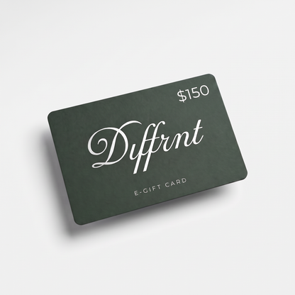 DIFFRNT E-Gift Card $150